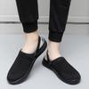 Women Slippers Casual Men Color Sandals Backless Summer Slip On Clogs Black Lightweight Couple Beach Shoes Large Size