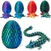 Creative Decompression Dragon Egg Chameleon Pendulum 3D Printing Dragon 2025 New Year Gift Colorful Set Desktop Ornament Kid Toy