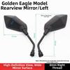 1Pair Universal Electric Scooter Rearview Mirror Black Rear View Mirrors  Scooter Parts