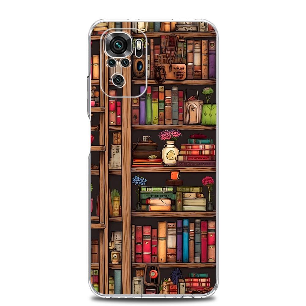 Read Books Illustration Soft Phone Case For Xiaomi Redmi Note 15 14 13 12 4G 10 11 Pro Plus 5G 14C 13C 12C 10C 9A Cover