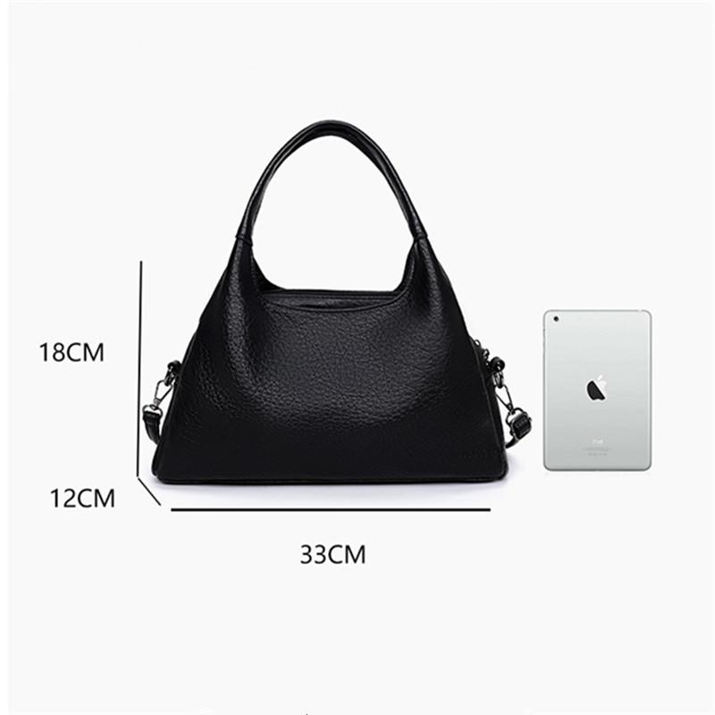 High Quality PU Leather Tote Bag for Women Large Capacity Designer Crossbody Shoulder Handbag
