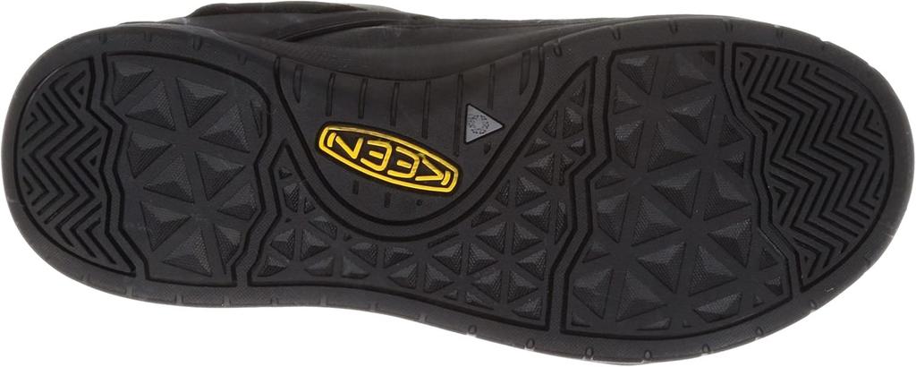 Keen HOODROMEO MINI נעלי חורף לגברים בגזרה בינונית סליפ און לבד שחור שחור 26.0 ס"מ