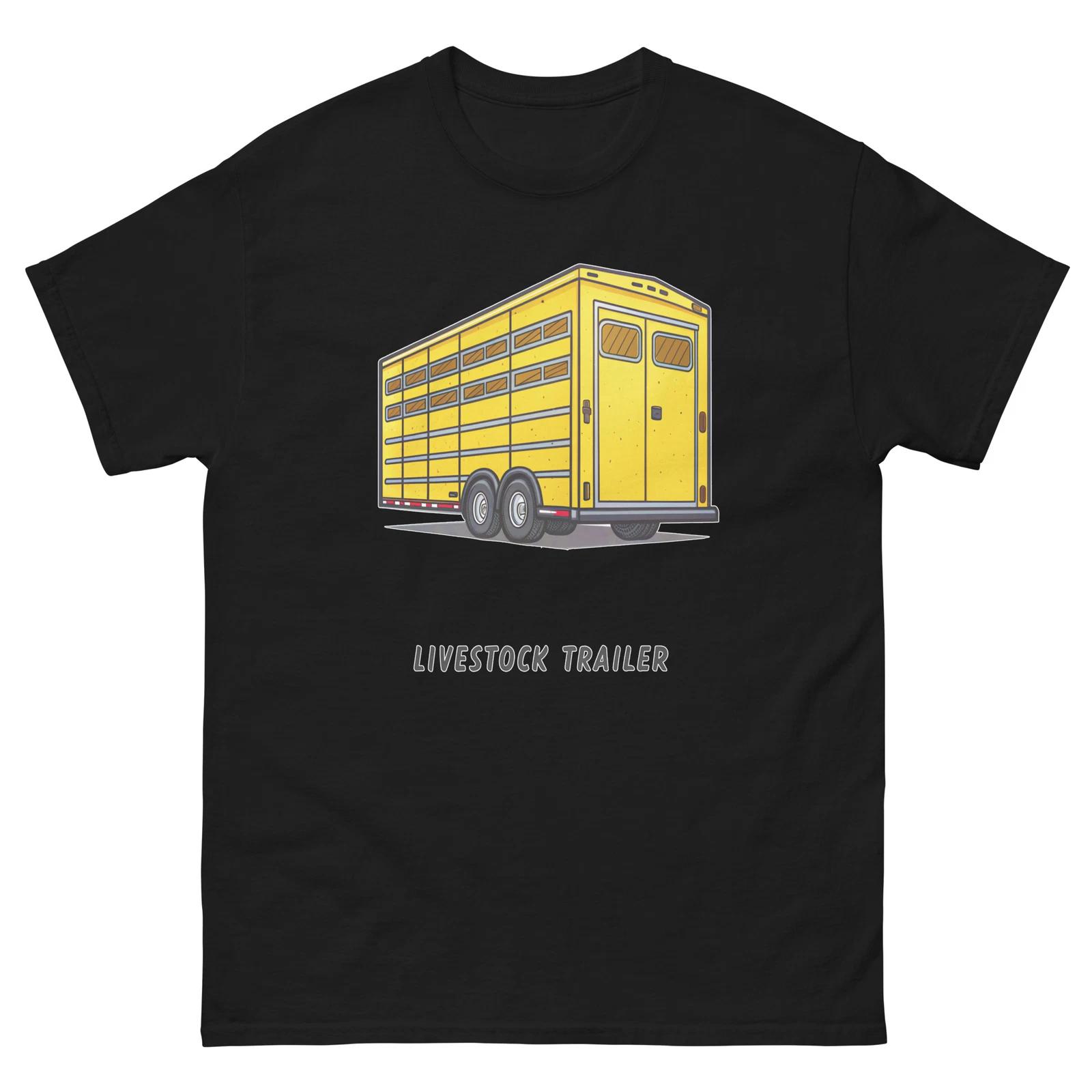 

Livestock Trailer Farming Rural Life Agriculture T-Shirt S