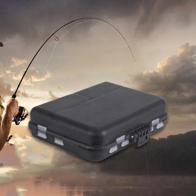 Double Sided Fishing Tackle Box Case Multifunction Removable Dividers Waterproof Hook