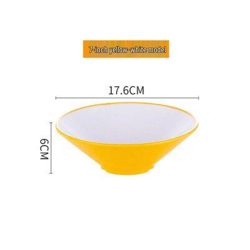 A5 Melamine Two-Tone Noodle & Soup Bowls