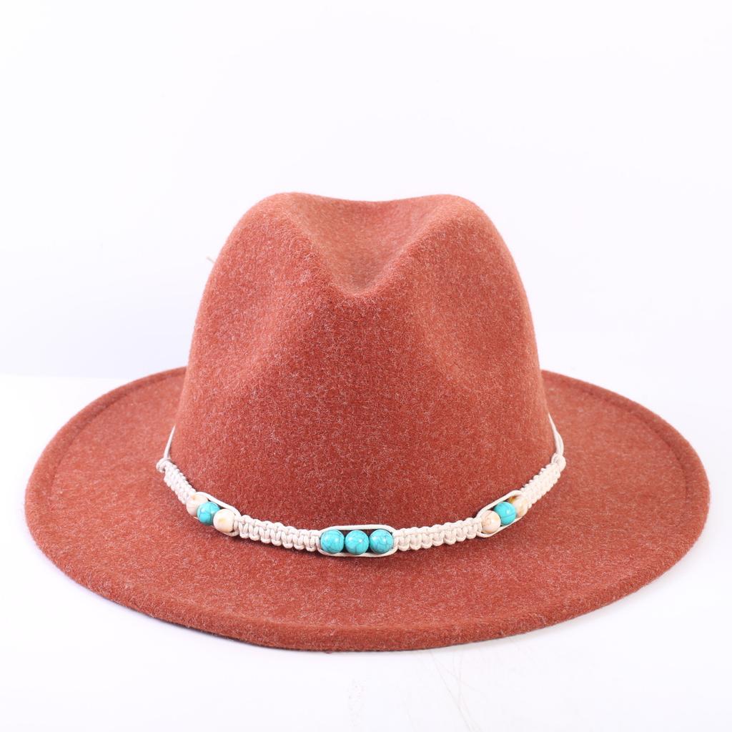 Popular European and American High-end Wool Top Hat, Men's and Women's Fashion Versatile Elegant Top Hat Jazz Hat