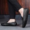 Men Loafers Shoes Summer Soft Genuine Leather Business Casual Shoes Men Moccasins Light Breathable Slip On Luxury Driving Shoes