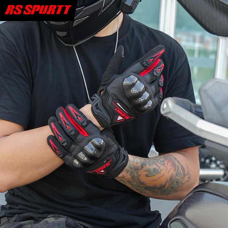 Motorcycle Gloves Men Women Lightweight Breathable Touchscreen Compatible Safety Riding Gear
