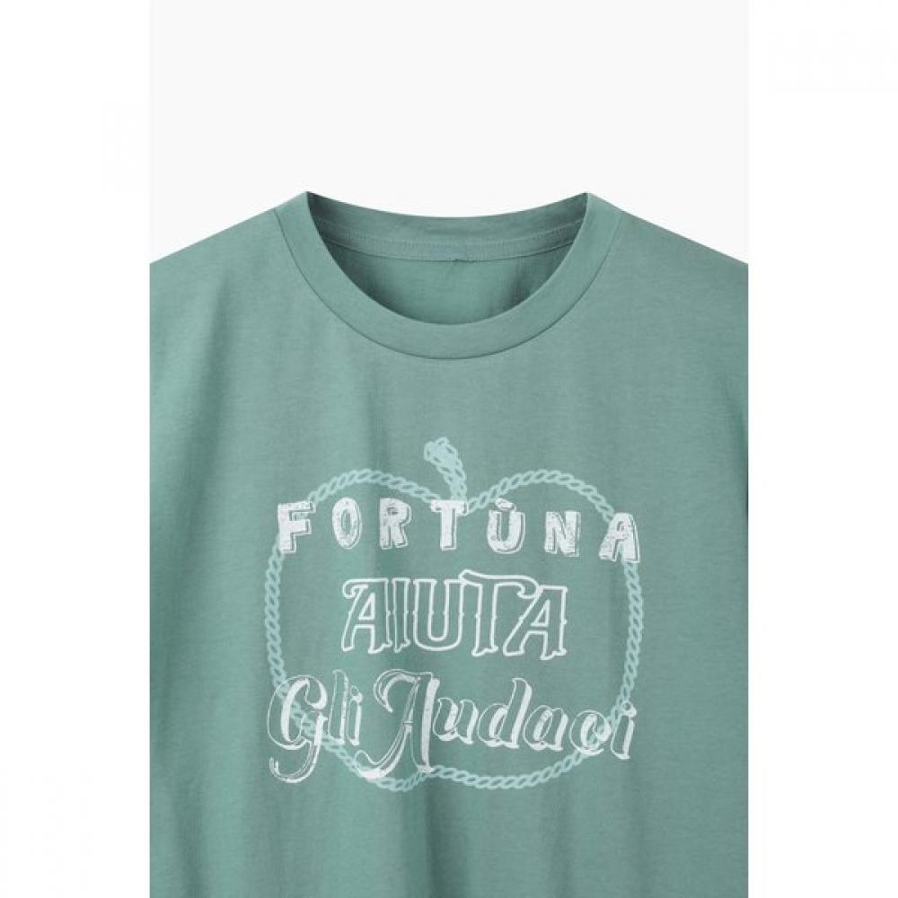 Benetton Apple PrinTing ShorT Sleeve T shirT baTsf7631