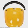 Japanese Three-Button Bubble Lens Motorcycle Helmet