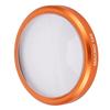 Macro Filter Fit for DJI Action 6 Action Camera Orange Color Aluminum Frame HD Coating Optical Glass 15X Magnification