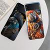 Macaw Pirate Phone Case For Samsung Z Flip 7 6 5G Galaxy Z Flip 5 4 3 Black Hard Cell Cover Luxury PC Shell Coque