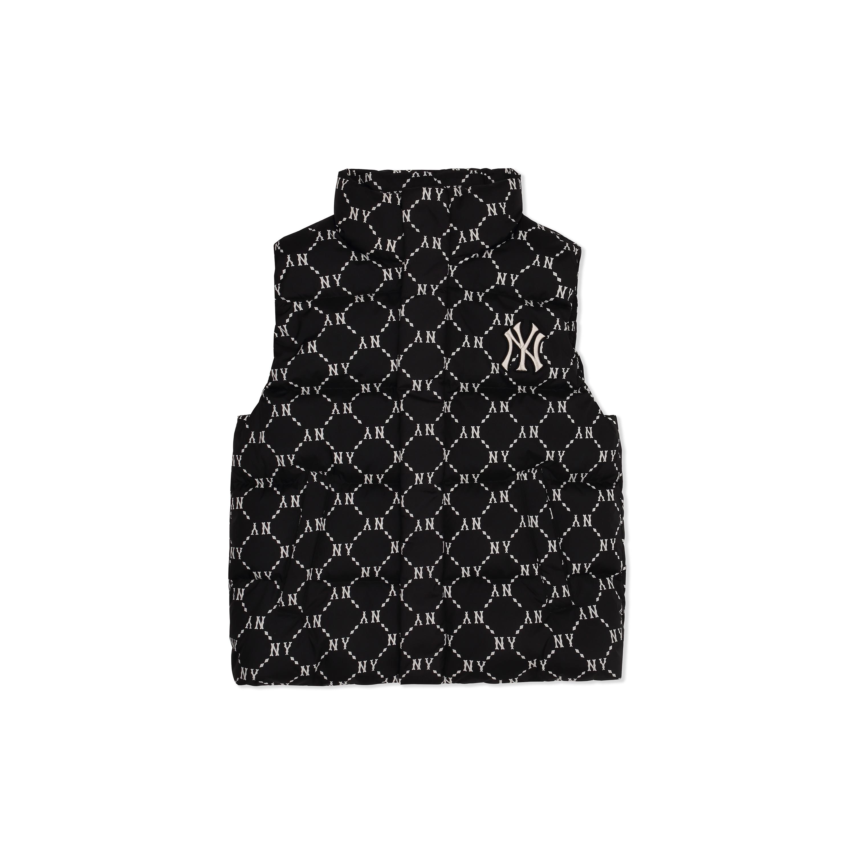 MLB Down Vests Unisex Black Stand Collar Moderate Other 3ADVM2026-50BKS S