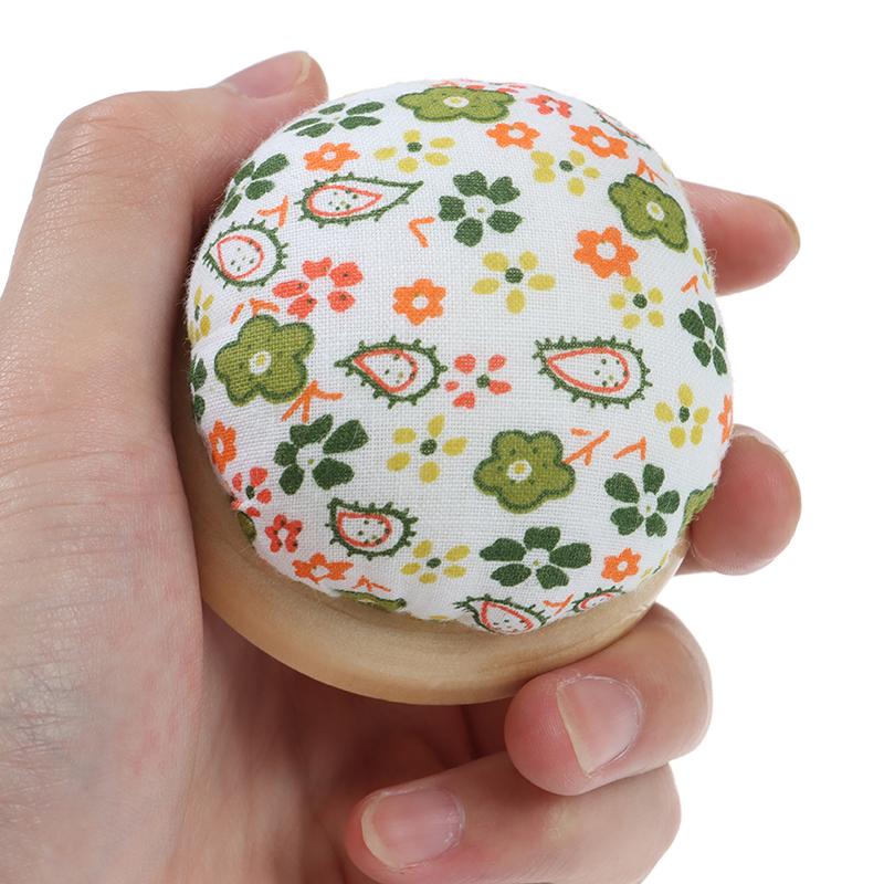 1Pc Ball Shaped Craft Needle Pin Cushion Holder Sewing Household Sewing Supplies