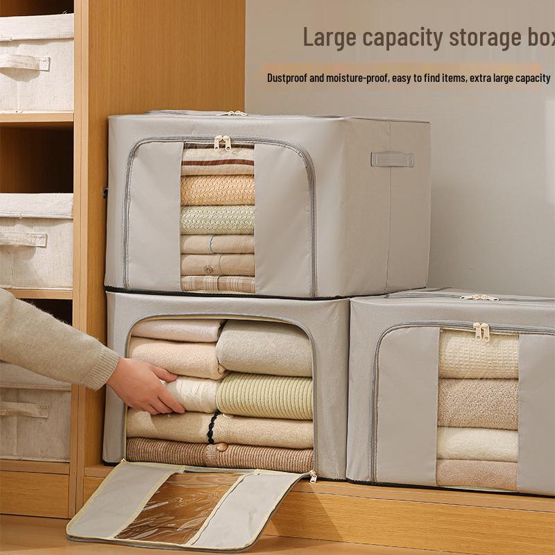 Foldable Waterproof Quilt Organizer with Large Capacity for Bedroom