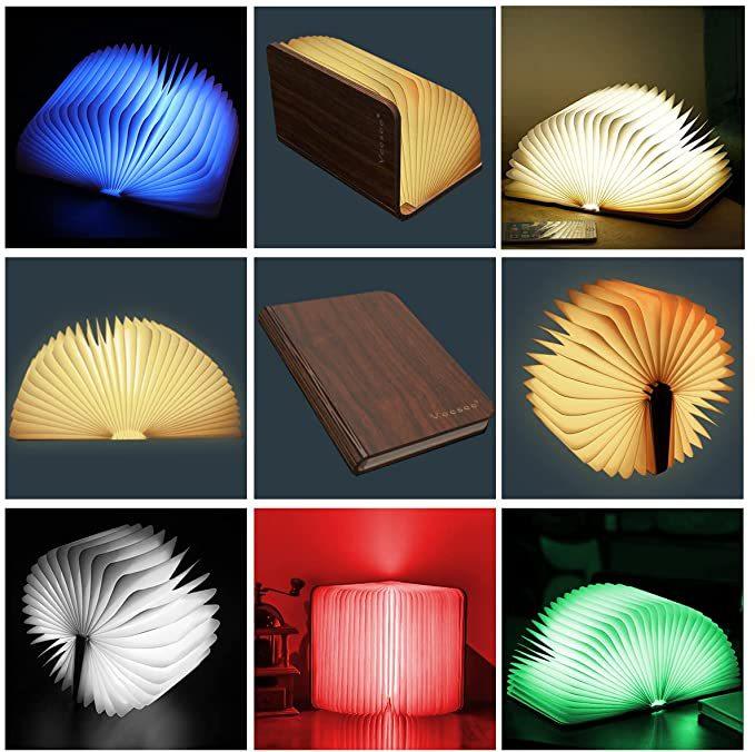 Book light folding 360-degree page turning book light cultural and creative gift atmosphere night light