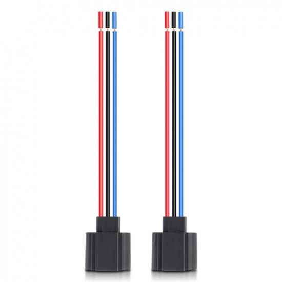 Wire Pigtail Female P 9008 H13 Two Harness Head Light Bulb Socket Connector Plug