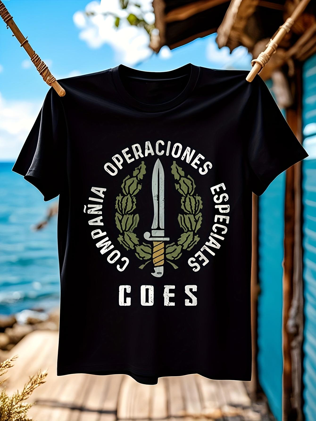 Military Graphic Tshirt Graphic Tshirt - Spanish Special ... S