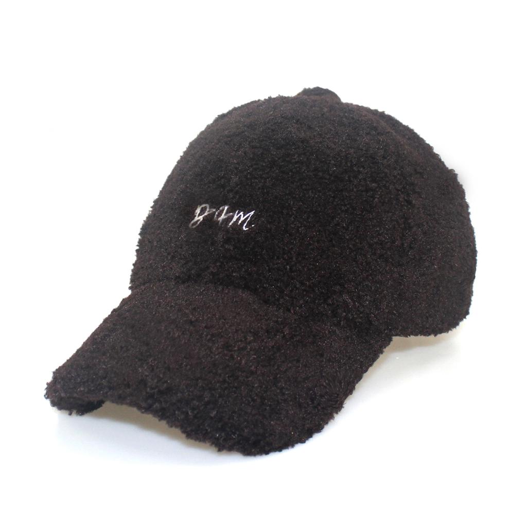 Donpogesmi Script 3 Dark Brown Fleece Ball Cap