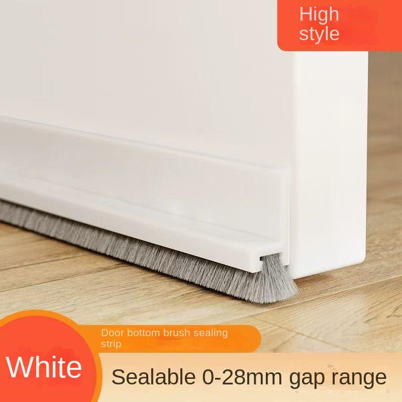 100CM Hair Brush Seal Strip Door Bottom Seal Strip Insectproof Soundproof Door Bottom Seal Strip Door Stop Self-adhesive Strip 30mm&1M