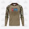 Mens Quick-Dry UV Protection Hooded Fishing Jersey Outdoor Sea Running Hiking Summer Sportswear