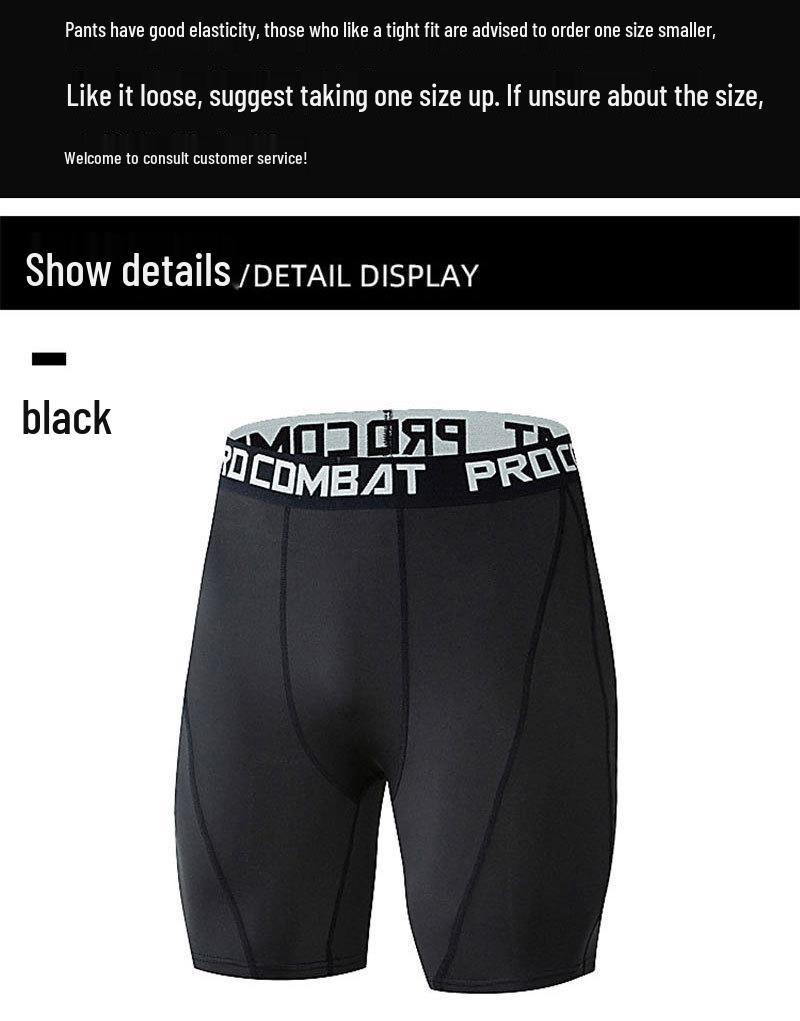 Men's Quick-Dry Elastic Sports Shorts for Running & Swimming