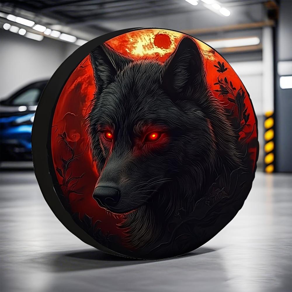 1pc, Protective Tire Storage Bags Made Of Wolf 5 Durable 100% Polyester Fabric, Non-Electric, Ideal As Birthday Gifts For Truck
