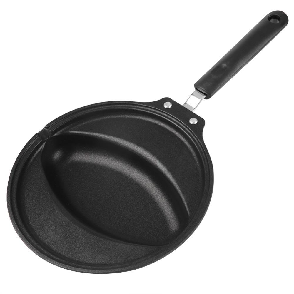 

Kitchen Tool Non Stick Omelette Pan Aluminum Black Omelet Rice Maker 8.6 Inch Heatproof Frying Pan Omelet Rice Making
