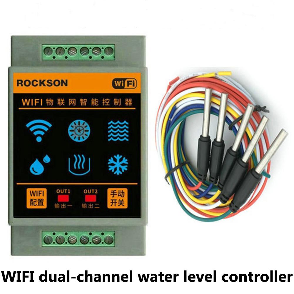 Tuya Water Level Sensor WIFI Controller Leakage Flood Alarm Swim Vape Tank Flow Detector Leak Protection for Home Security