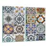 Glas-Schneidebrett 2x 30x52 Mosaik