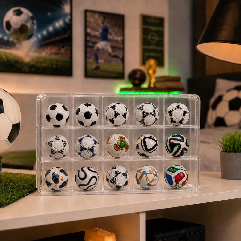 KNK Mini Football Design Evolution Collection Set 1970-2026 Historical Tournament Inspired Soccer Ball Mini Soccer Fans, Sports Enthusiasts