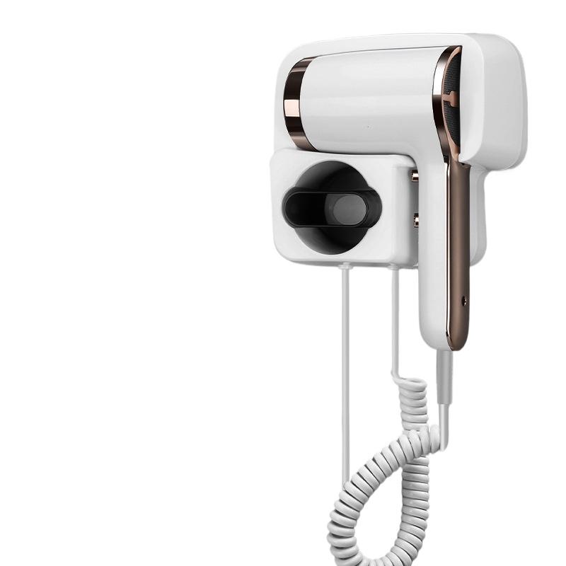 New Hotel Wall Mounted Non Punching Hair Dryer, Homestay Hotel Home Bathroom Overheat Protection Electric Hair Dryer
