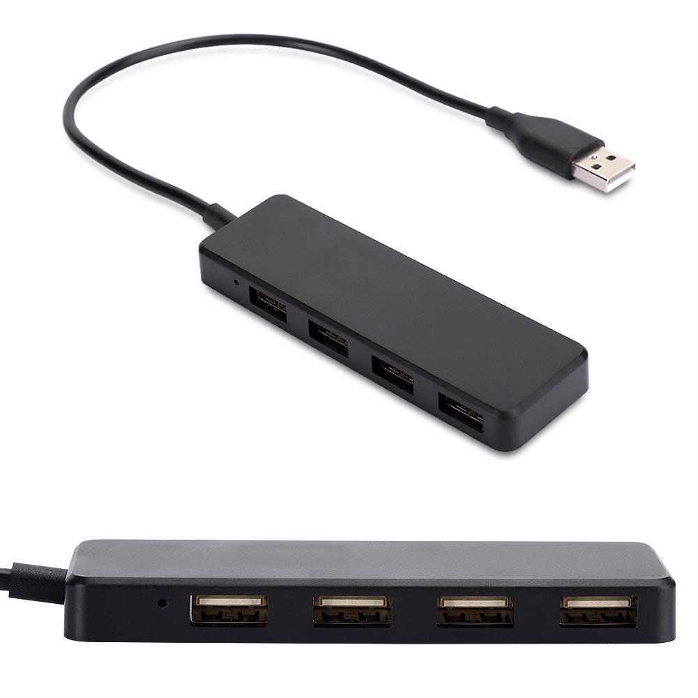 Hub HighSpeed USB3.0 Splitter Laptop 4Port UltraThin Expansion Portable Blue Light
