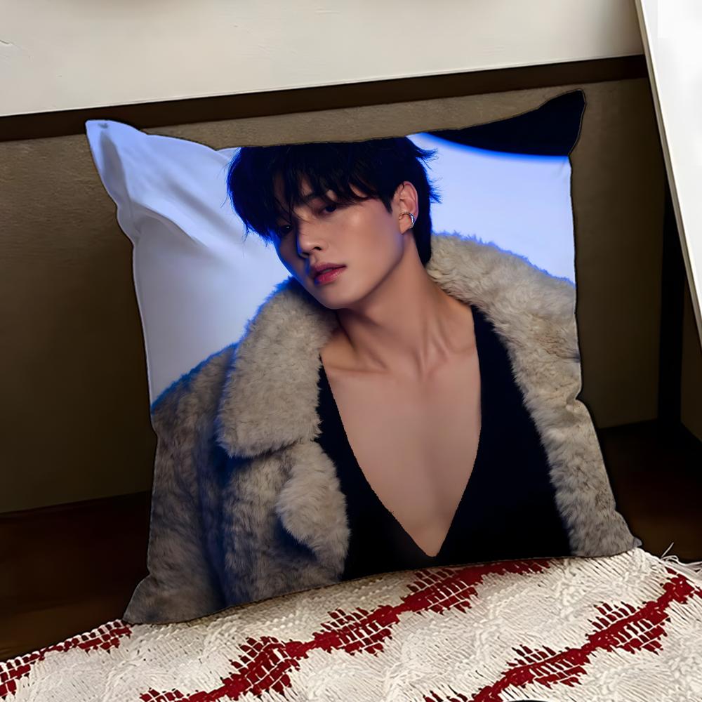 

Korean actor SSong KKang Cushion Cover Reversible Soft Durable Pillow Cover Home Car MultiScene Use for Daily Comfort 30X30cm