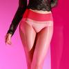 720-fädige Hochglanz-Strumpfhosen für Damen und Herren, ultradünne 3D-Sexy-Seiden-Nahtlose Tiefe Schrittstrumpfhosen