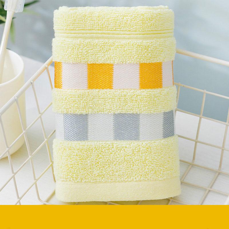 Pure Cotton Thick Absorbent Face Towel Large Size Home Bath Towel with Jacquard Patterns Quick Dry Soft Skin Friendly