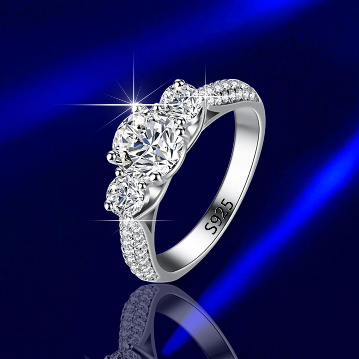 

Изысканное модное женское кольцо с имитацией муассанита, бриллиантовое кольцо в один карат в форме сердец и стрел для женщин 5