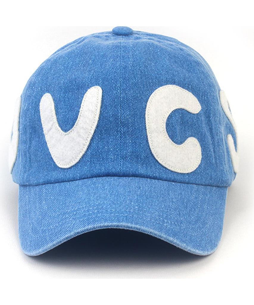 Yunibeosyeolkemiseuteuli Patch Pigment Washing Blue Ballcap