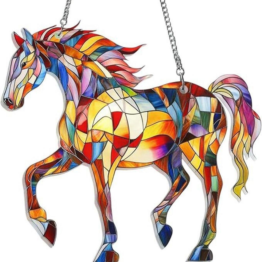Horse Pendant Window Sun Capture Decoration, As A Gift Decoration Pendant For Horse Lovers And Owners
