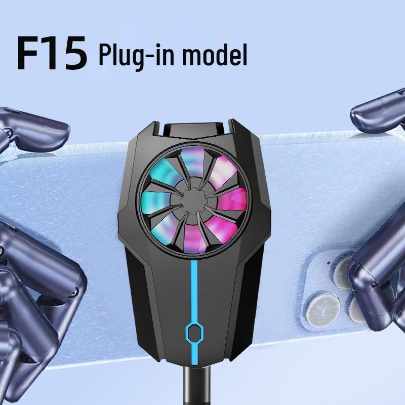 

Wireless Rechargeable Phone Cooler: Silent, Air-Cooled with Long Battery Life, Powerful Wind, and Three-Speed Settings for Live Streaming and Gaming