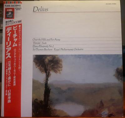 LP Record SIR THOMAS BEECHAM ROYAL PHILHARMO  Delius Florida Suite Dance Rhapso EAC50023 ANGEL Japan Classical Used