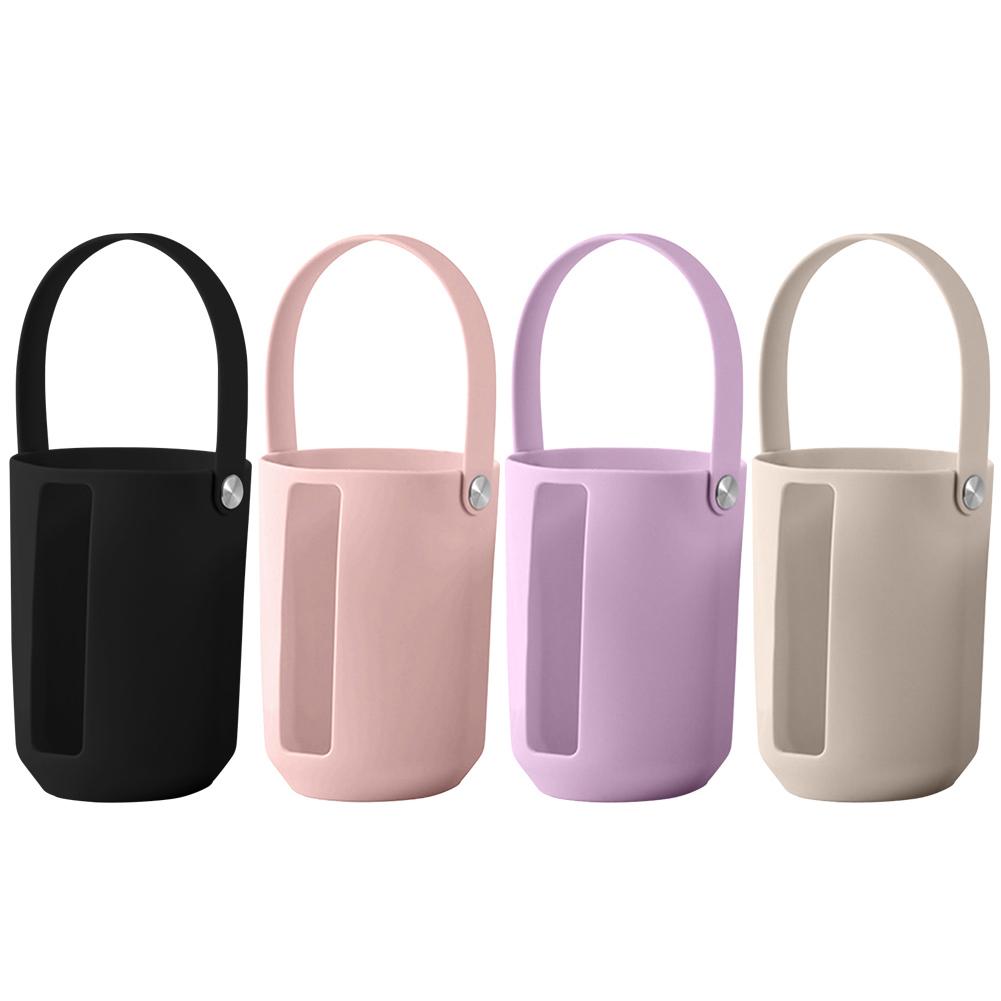 Becher Schutzhülle Wiederverwendbare Wasserflasche Boden mit Tragbarem Griff Flaschenträger Hülle Hüllen Zubehör für Stanley 40oz