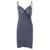 European & American Striped Sexy Beach Wrap Sling Holiday Dress