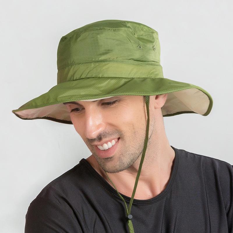 

Новая шляпа-панама, складная универсальная солнцезащитная шляпа, шляпа-цилиндр универсальная, солнцезащитная шляпа M（56-58cm） армия зеленый