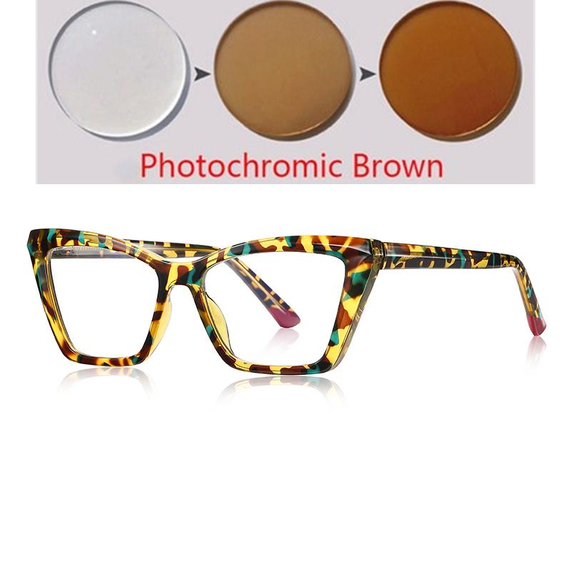 Blue Light Blocking Student Cat Eye Nearsighted Glasses For Women  Myopes Lunettes Female Prescription 0 -0.5 -0.75 To -6.0