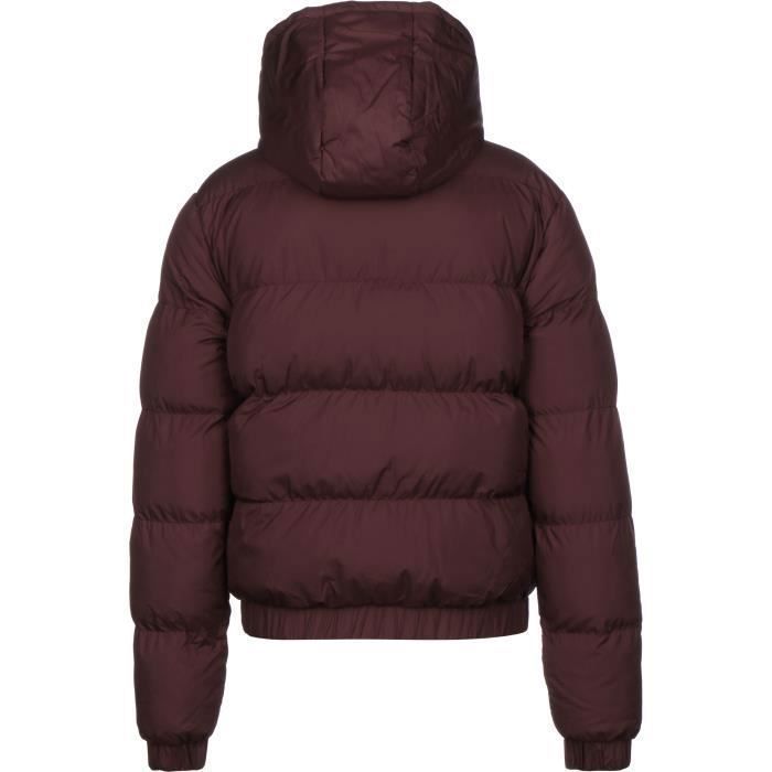 Veste d'hiver - Urban Classics - Femme - Rouge - Poches latérales - Protection contre le vent