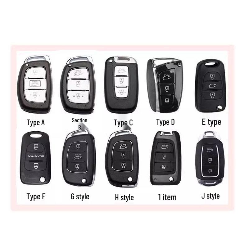 Langdong 12th Gen IX35 & Sonata 8 Rhinestone Key Cover: Drop-Proof, Full Wrap Protection