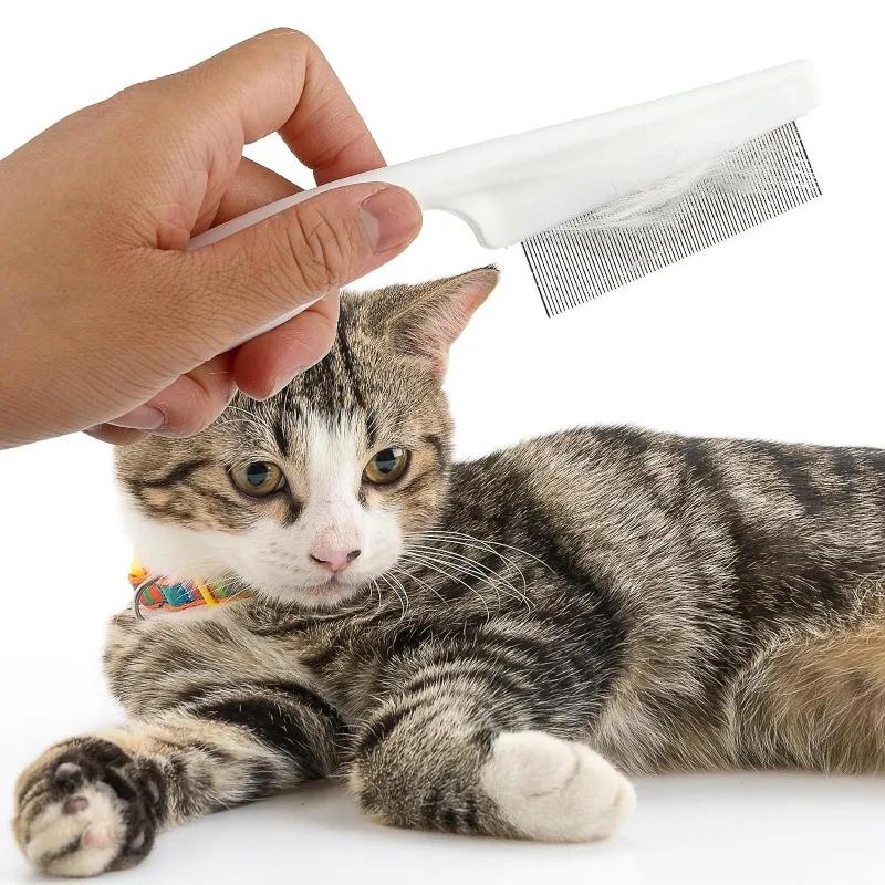 Pet Hair Comb Flea Comb Pet Hair Shedding Comb Care Comb Cat Dog Hair Brush Hair Grooming Comb Dog Portable Cat Grooming Comb