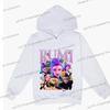 KPop Lovci démonů Rumi Potisk Mikiny pro Dospívající Dívky Chlapce Ležérní Mikina s Kapucí a Dlouhým Rukávem Hip Hop Korejská Anime Mikina Y2K Dětská Mikina