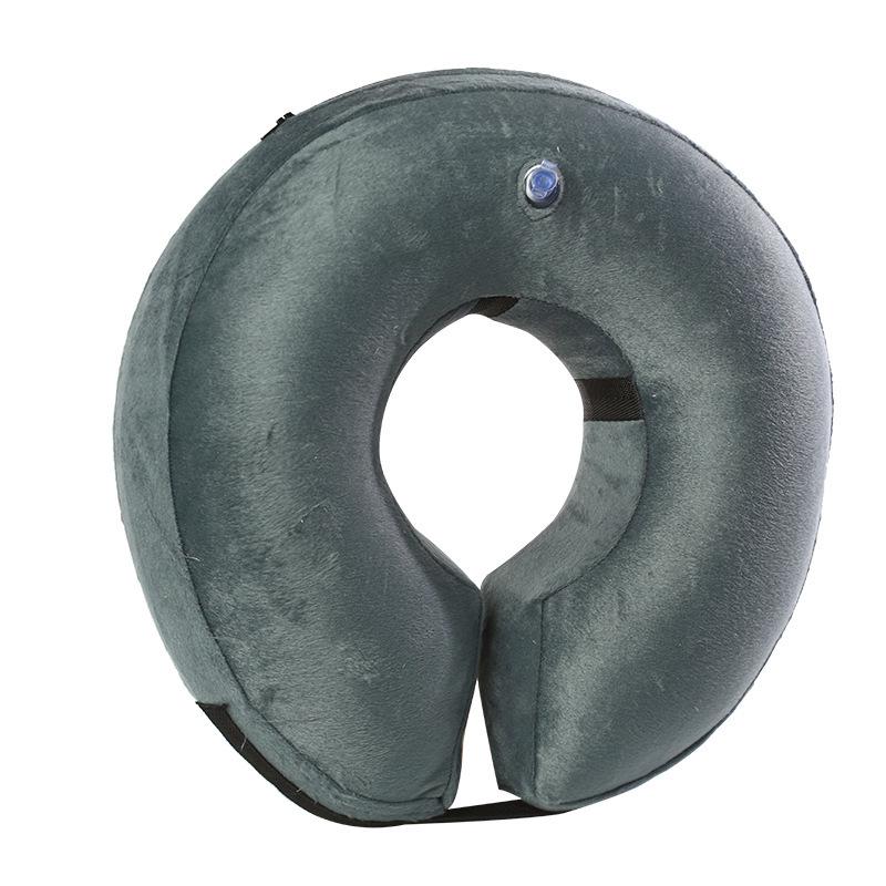 Elizabethan Inflatable Pet Collar: Anti-Bite, Anti-Lick Grooming Protection for Dogs & Cats